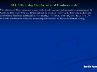 Slc Block Numbers AB PLC Sequential Logic Controller (SLC).ppt