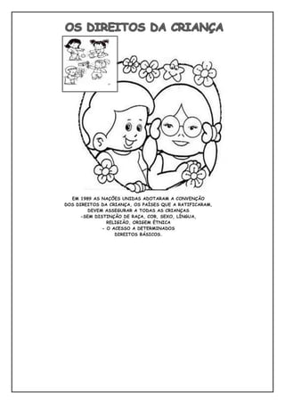 Sequência de atividades: Ser criança