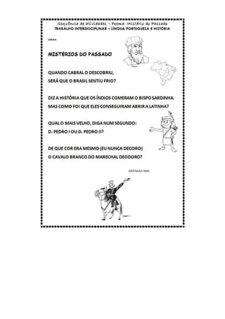 Sequência didática poemas