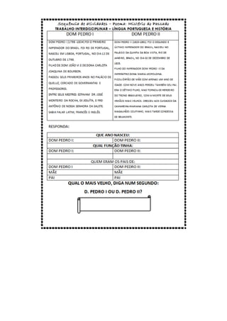 Sequência didática poemas