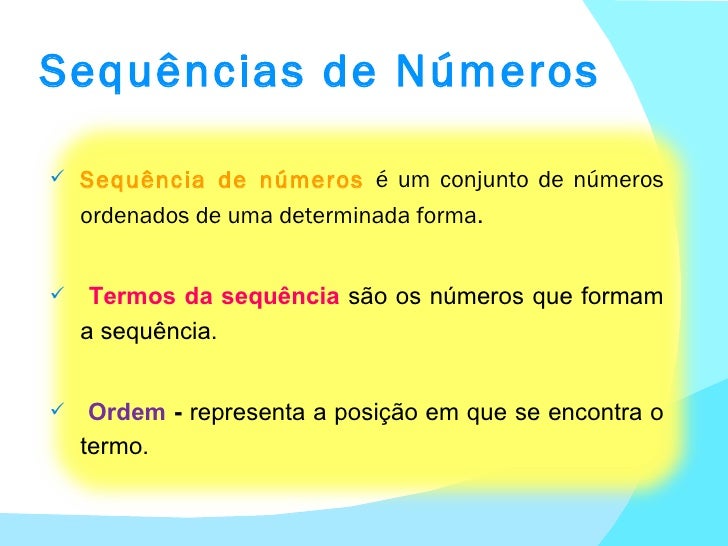 Termo Geral De Uma Sequencia Numerica