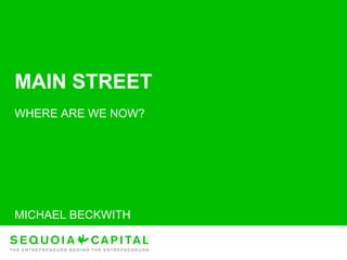 Sequoia Capital on startups and the economic downturn