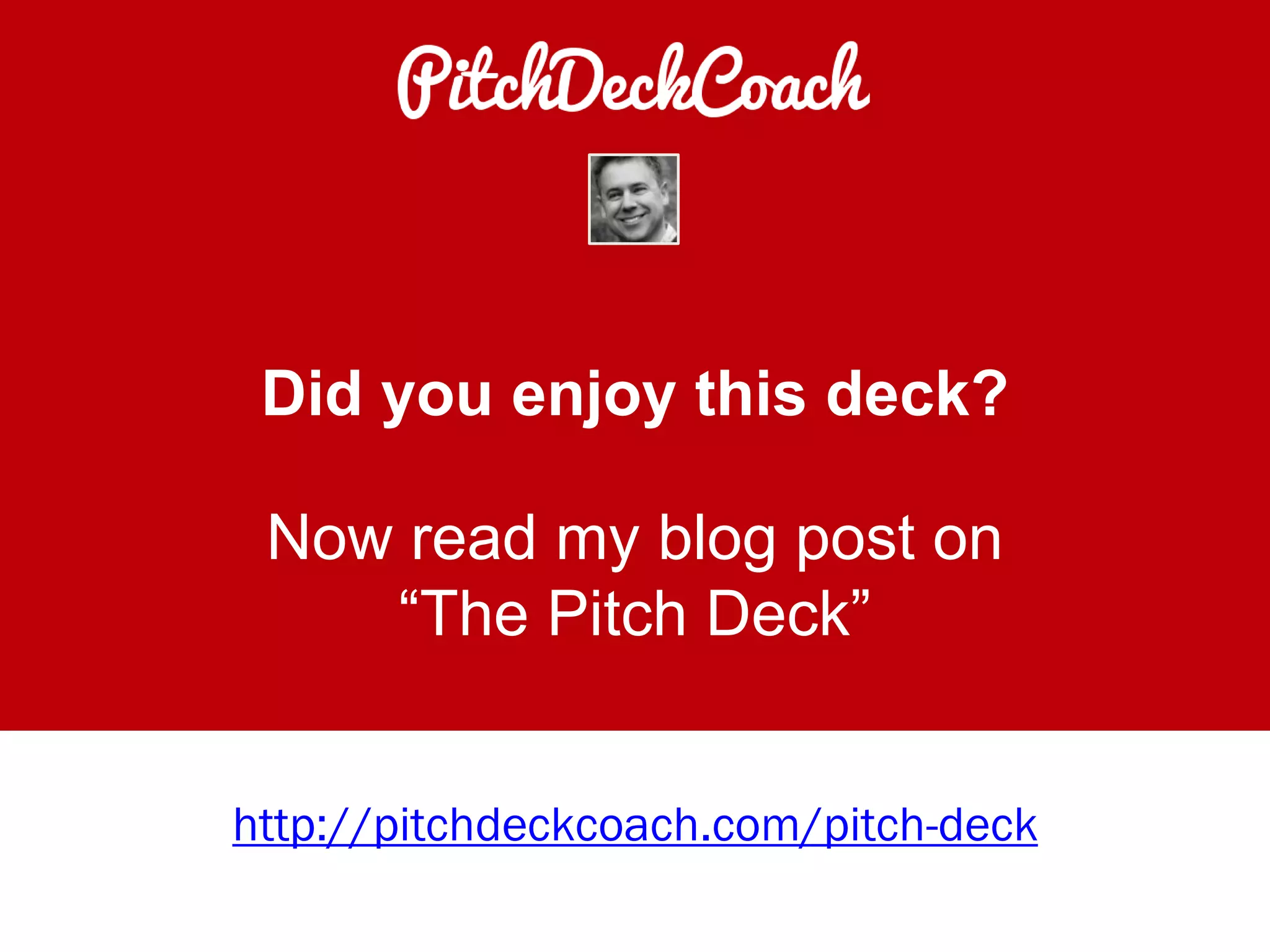 Sequoia capital pitch deck template PDF