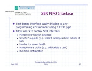 SER - SIP Express Router | PDF