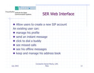 SER - SIP Express Router | PDF