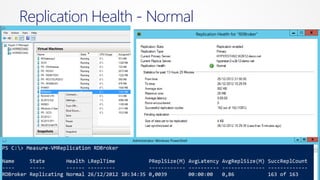 Replication Health - Normal
 