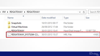 Hyper-V Replica : Plan de Reprise d'Activité avec Windows Server 2012 Slide 33