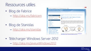 Hyper-V Replica : Plan de Reprise d'Activité avec Windows Server 2012 Slide 63