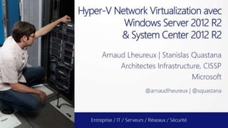 Hyper-V Network Virtualization dans WS2012 R2 et SC2012R2 