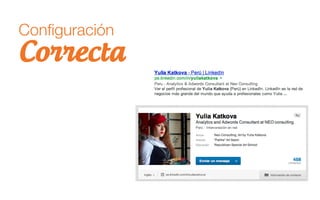 Correcta
Configuración