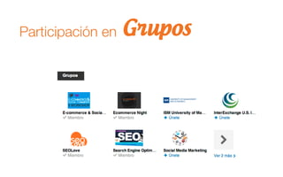 GruposParticipación en