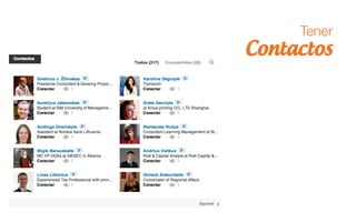 Contactos
Tener