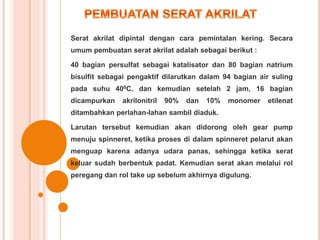 Serat akrilat | PPTX