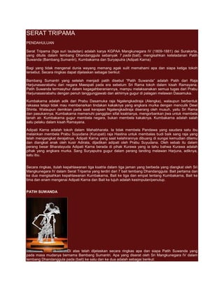 Serat Tripama | PDF