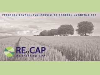 RECAP Horizon 2020 Project - Serbian Brochure