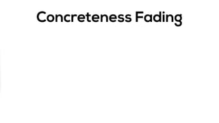 Concreteness Fading
 