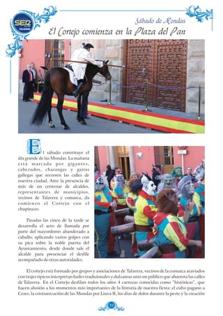 Ser Cofrade y estar en las Mondas, talavera 2011
