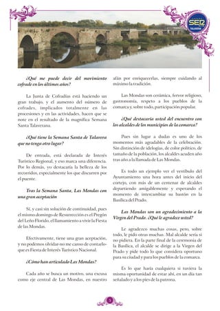 Ser Cofrade y estar en las Mondas, talavera 2011