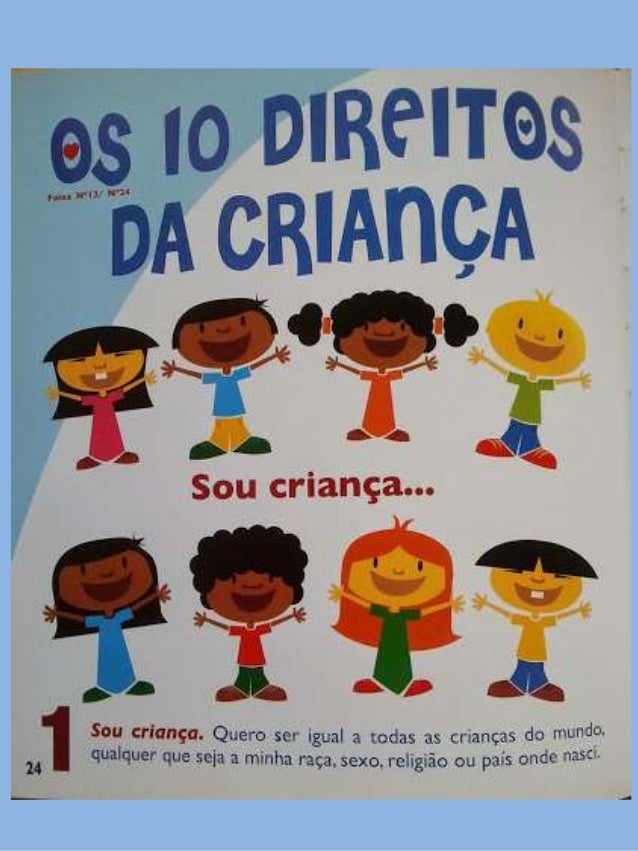 Retirado do livro:
Ser Criança é… , Os 10 Direitos da Criança
Fernando Paulo Gomes, Luís Matos, Nuno Caravela
PB: Helena M...