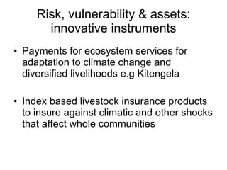 Sustainable livelihoods through livestock farming in East Africa