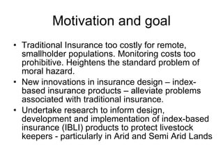 Sustainable livelihoods through livestock farming in East Africa