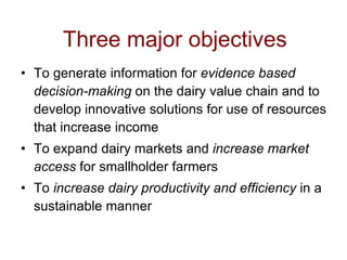 Sustainable livelihoods through livestock farming in East Africa