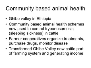Sustainable livelihoods through livestock farming in East Africa