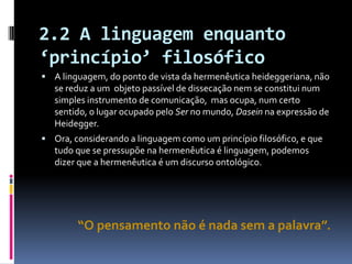 Ser e Linguagem em Heidegger   Lucrecio Sá