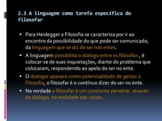 Ser e Linguagem em Heidegger   Lucrecio Sá