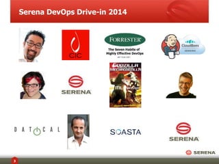 Serena DevOps Drive-in 2014
3
 