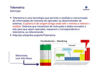 «=wìêáÅÜ=fåëìê~åÅÉ=`çãé~åó=iíÇ
• qÉäÉãÉíêá~=¨=ìã~=íÉÅåçäçÖá~=èìÉ=éÉêãáíÉ=~=ãÉÇá´©ç=É=ÅçãìåáÅ~´©ç=
ÇÉ=áåÑçêã~´πÉë=ÇÉ=áåíÉêÉëëÉ=Çç=çéÉê~Ççê=çì=ÇÉëÉåîçäîÉÇçê=ÇÉ=
ëáëíÉã~ëK=^=é~ä~îê~=¨=ÇÉ=çêáÖÉã=dêÉÖ~=çåÇÉ=íÉäÉ=Z=êÉãçíç=É=ãÉíêçå Z=
ãÉÇáÇ~K páëíÉã~ë=èìÉ=åÉÅÉëëáí~ã=ÇÉ=áåëíêì´πÉë=É=Ç~Ççë=Éåîá~Ççë=~=
ÉäÉë=é~ê~=èìÉ=ëÉà~ã=çéÉê~ÇçëI=êÉèìÉêÉã=ç=ÅçêêÉëéçåÇÉåíÉ=~=
íÉäÉãÉíêá~I=çì=íÉäÉÅçã~åÇç
• ÜííéWLLéíKïáâáéÉÇá~KçêÖLïáâáLqÉäÉãÉíêá~
aÉÑáåá´©ç
qÉäÉãÉíêá~qÉäÉãÉíêá~qÉäÉãÉíêá~qÉäÉãÉíêá~
NP
^iboq^^iboq^^iboq^^iboq^
jçíçêáëí~ë
Åçã=^äíç=oáëÅç
 