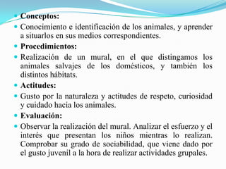 Que fueran adecuados a la edad de los alumnos.