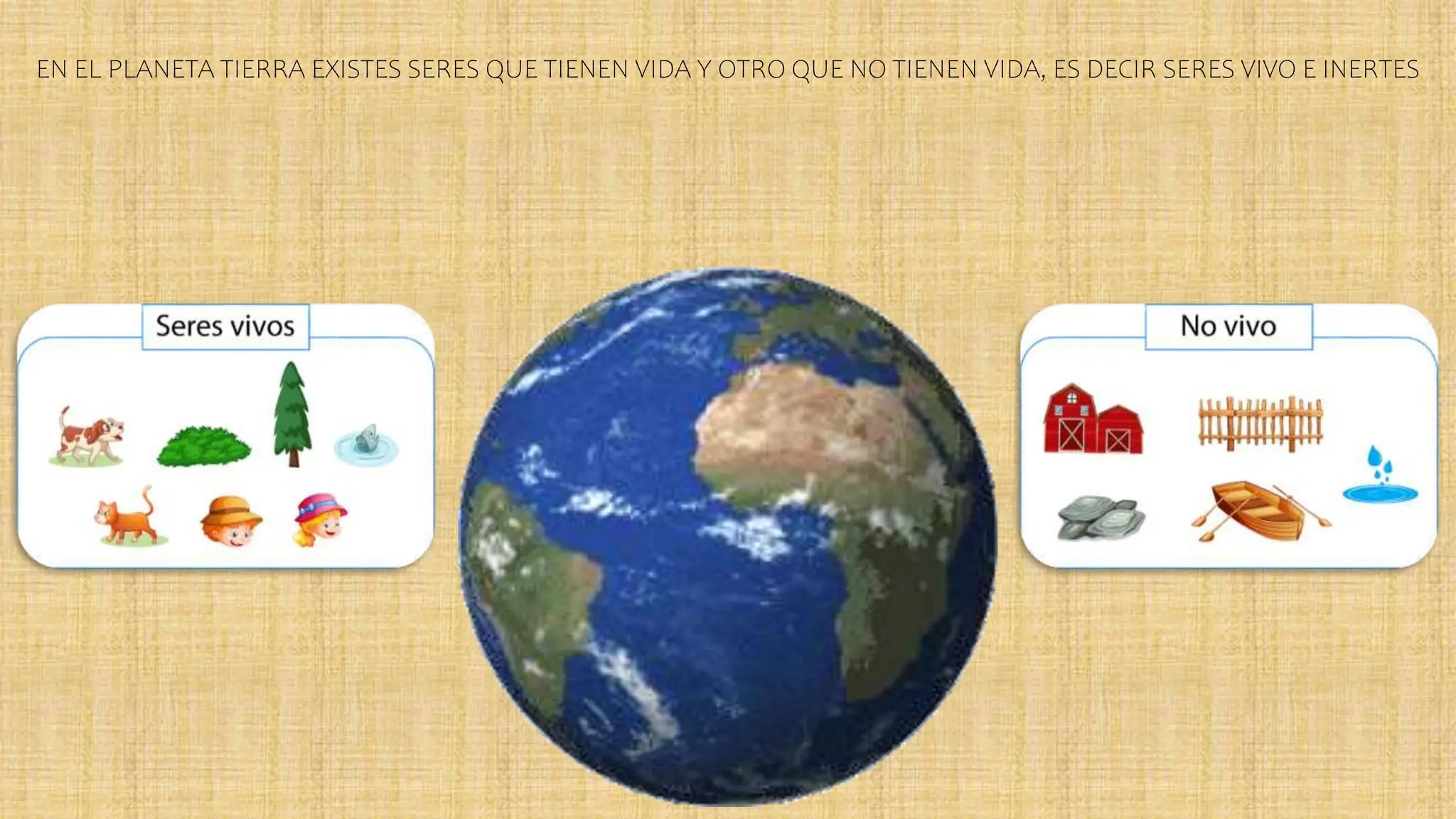 Tierra Inerte presentación de power point sobre los SERES VIVOS E INERTES para ...