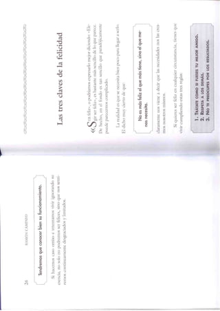 Ser feliz depende de ti