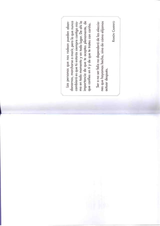 Ser feliz depende de ti