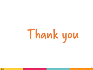 Copyright (C) 2014 DeNA Co.,Ltd. All Rights Reserved.
43
Thank you
 