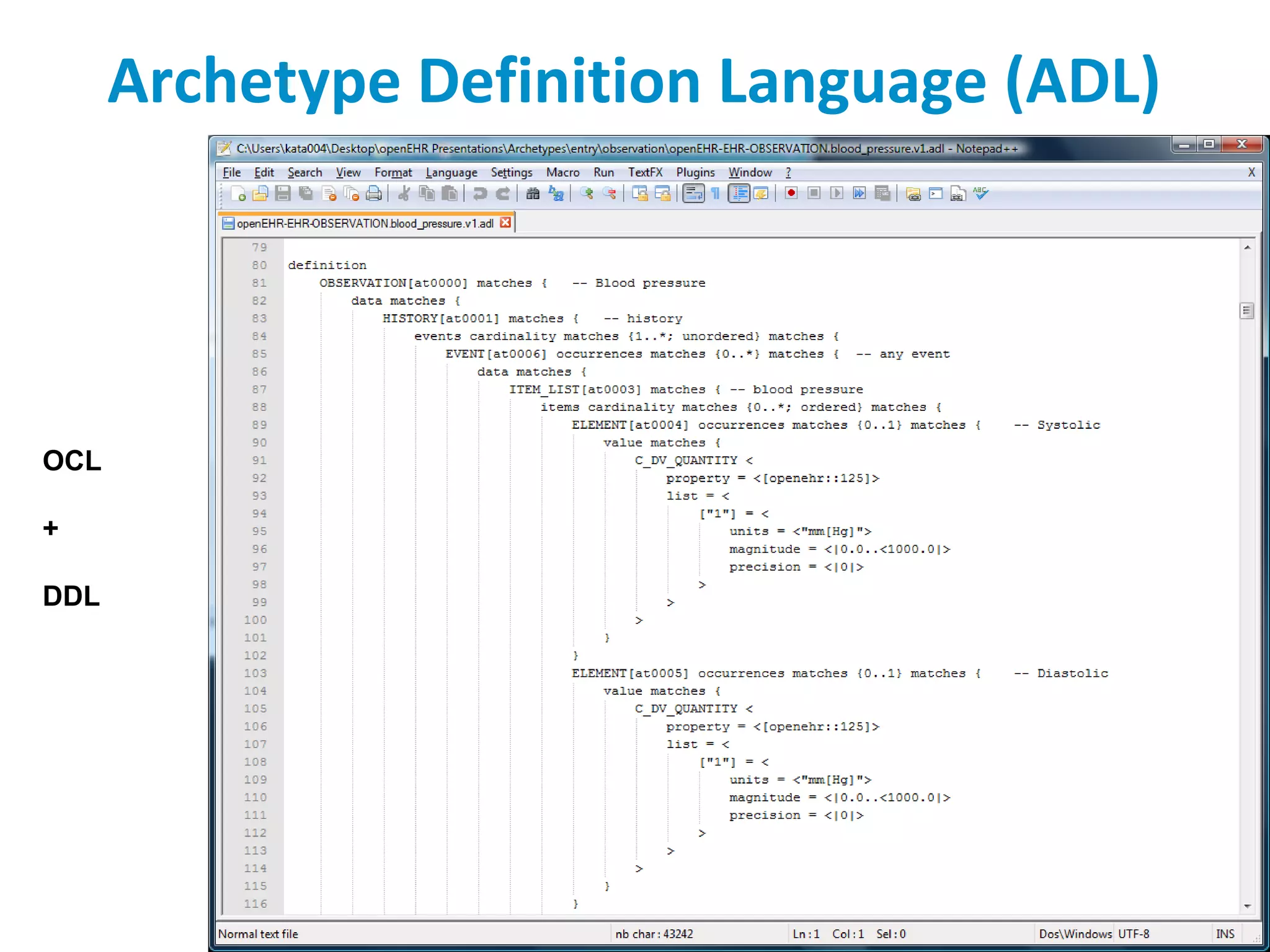 Models structure RM Classes and puts constraints on runtime Objects