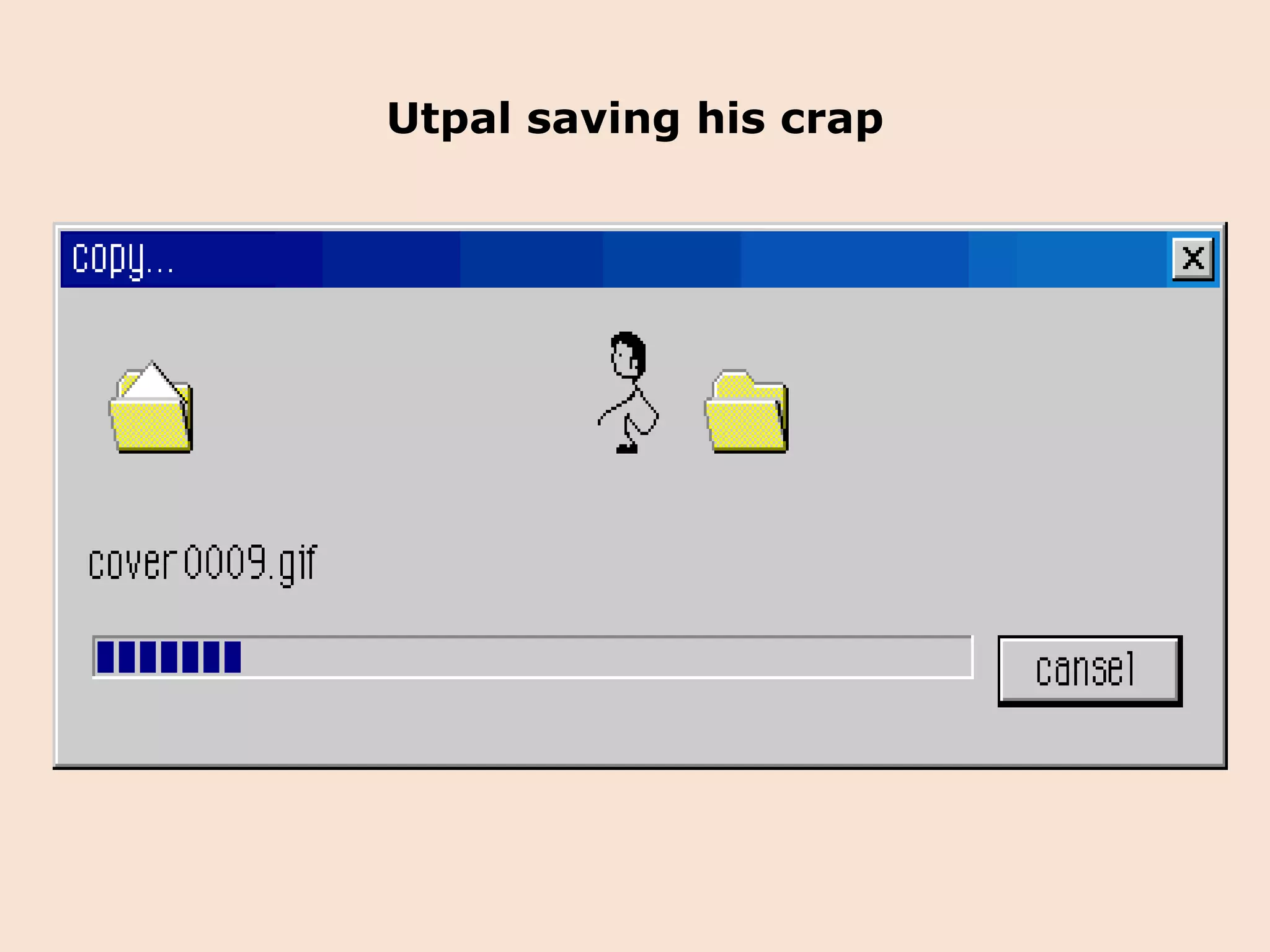 Utpal saving his crap 