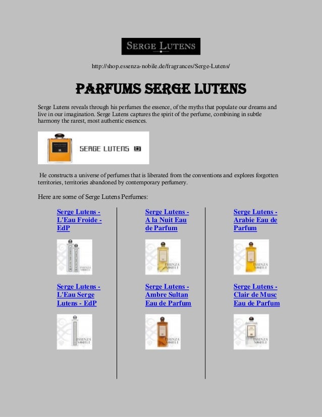 serge lutens a la nuit eau de parfum