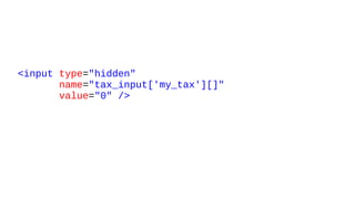 <input type="hidden"
name="tax_input['my_tax'][]"
value="0" />
 