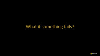 What	if	something	fails?
 