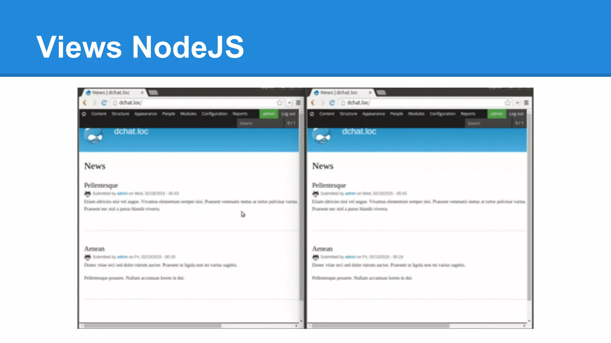 Views NodeJS
 