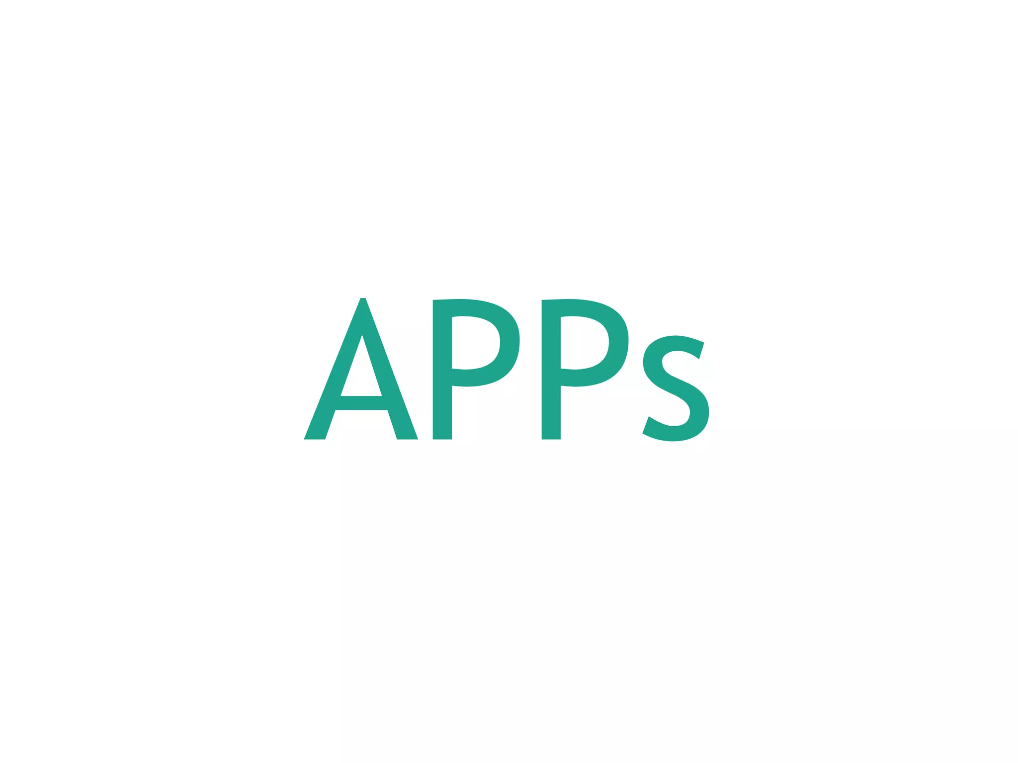 APPs

 