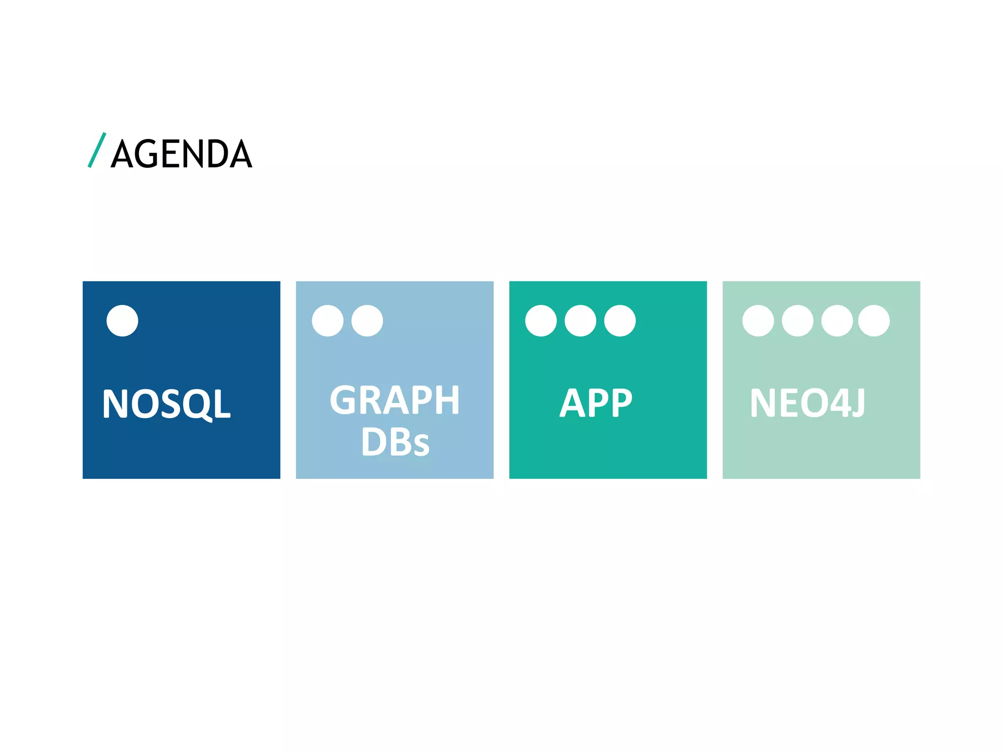 AGENDA

NOSQL	
  

GRAPH	
  
DBs	
  

APP	
  

NEO4J	
  

 