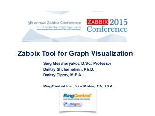 Zabbix Tool for Graph Visualization
Serg Mescheryakov, D.Sc., Professor
Dmitry Shchemelinin, Ph.D.
Dmitry Tigrov, M.B.A.
RingCentral Inc., San Mateo, CA, USA
 