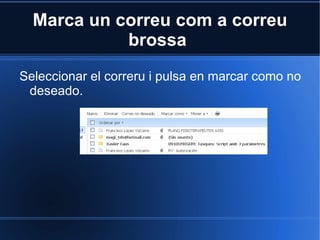 Personalitza la teva signatura No he trobat que es pugui fer. 
