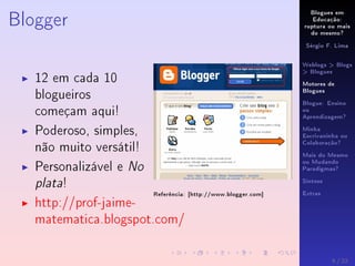 Interdidatica-09 - Blogues Educativos