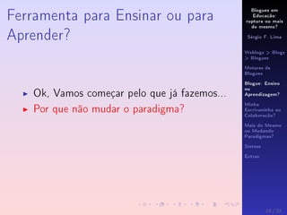 Interdidatica-09 - Blogues Educativos