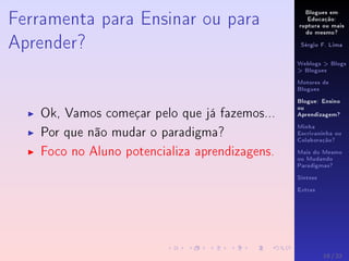 Interdidatica-09 - Blogues Educativos
