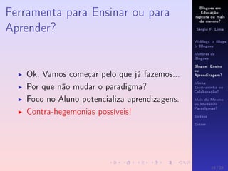 Interdidatica-09 - Blogues Educativos